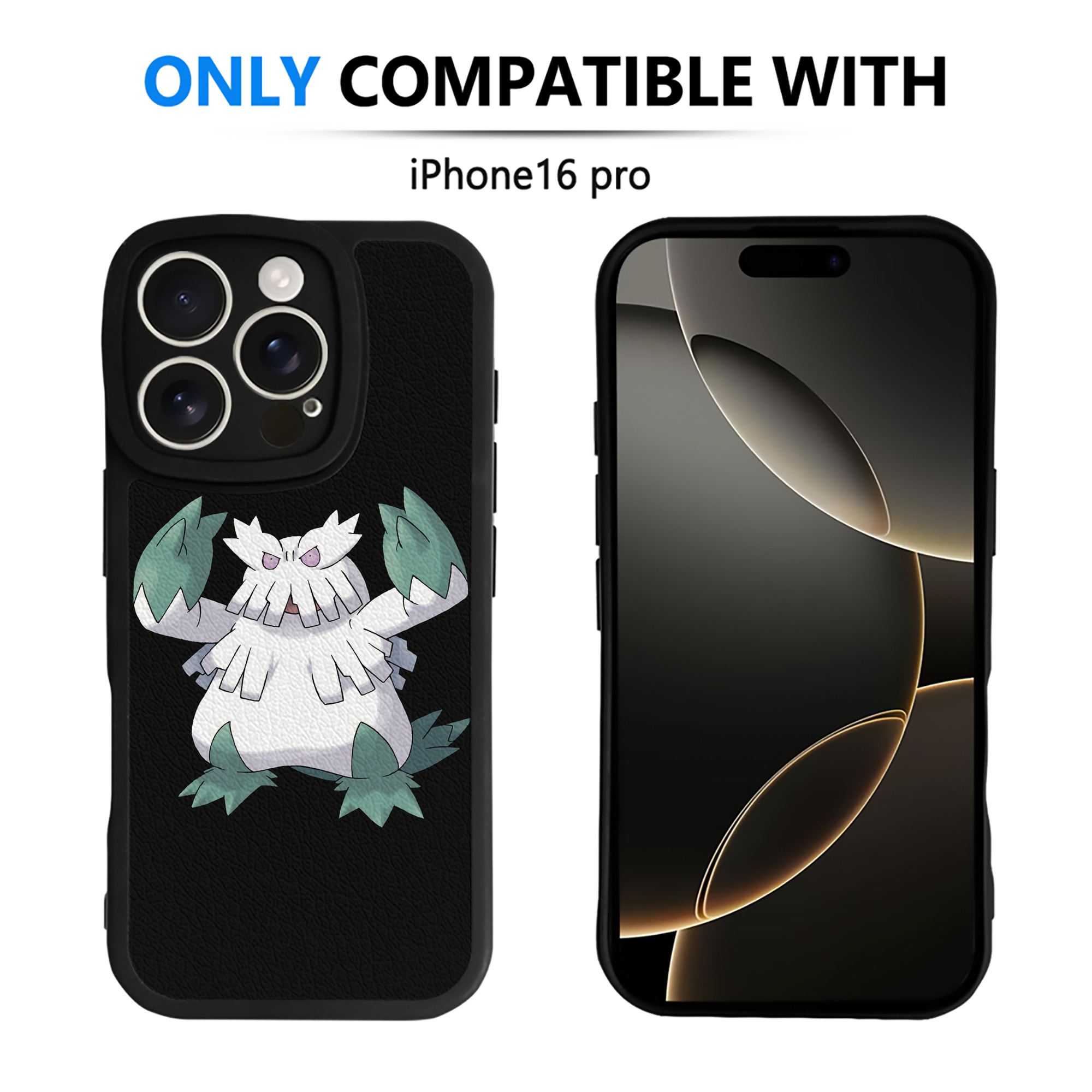 （画像用） ポケットモンスター Pokémon 【iPhone 16シリーズ対応】シリコンスマホケース（レザー調） 材質：シリコン
